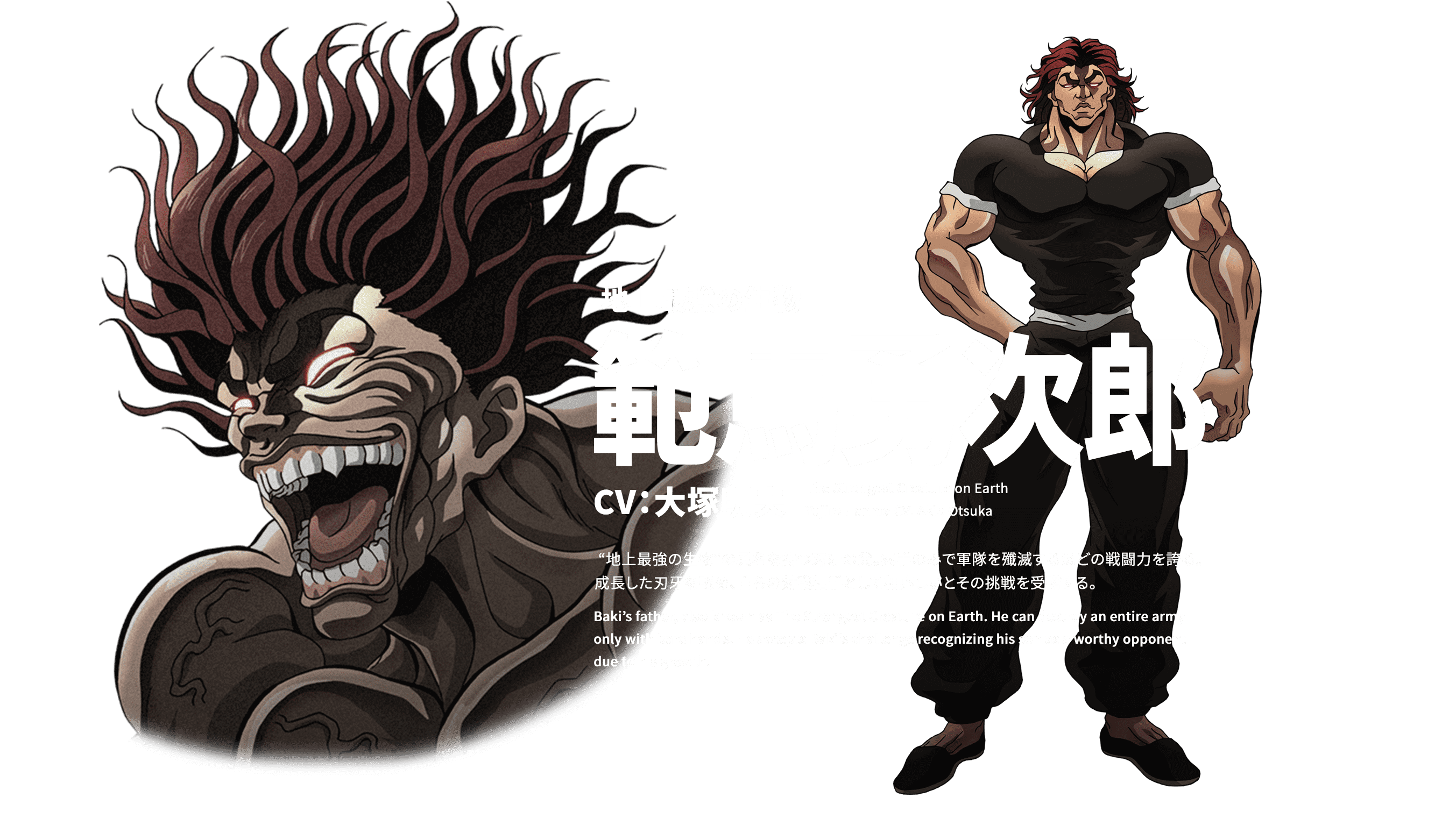 範馬勇次郎 CV 大塚明夫