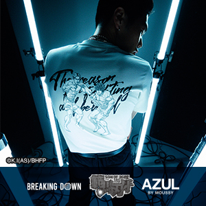 【BREAKINGDOWN×範馬刃牙×AZUL】コラボV/NTシャツ
